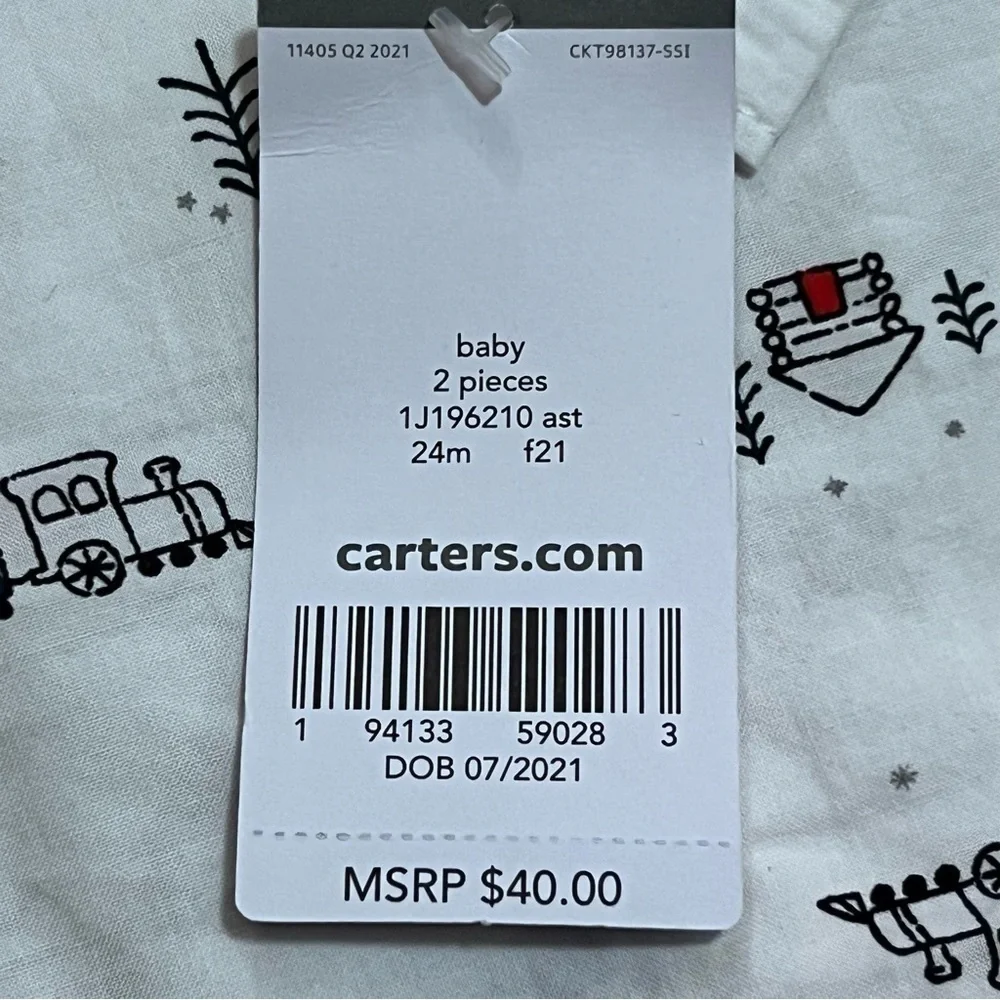 NWT Carters size 24 months two piece outfit